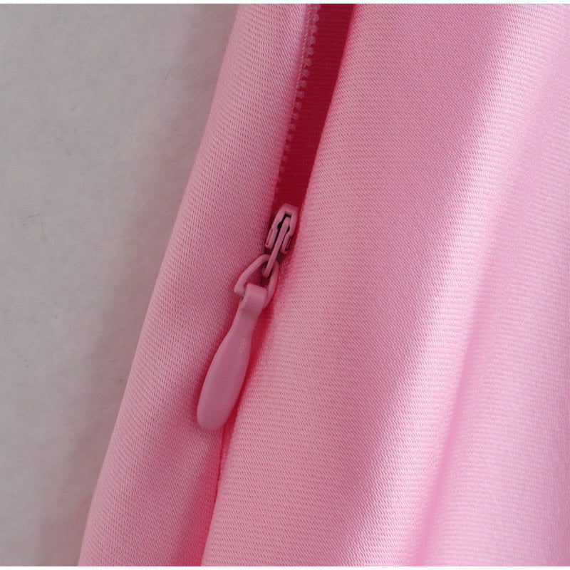 Auréa – Robe Longue Satinée à Bretelles Fines